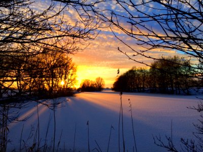 Sky Winter Snow Nature
