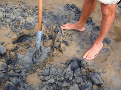 Soil Geology Foot Sand photo