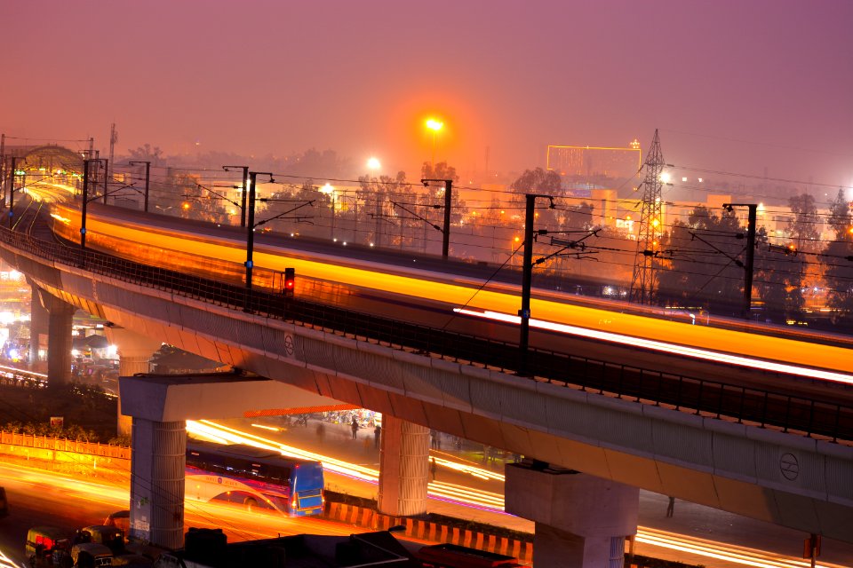 Timelapse Photo Of Train