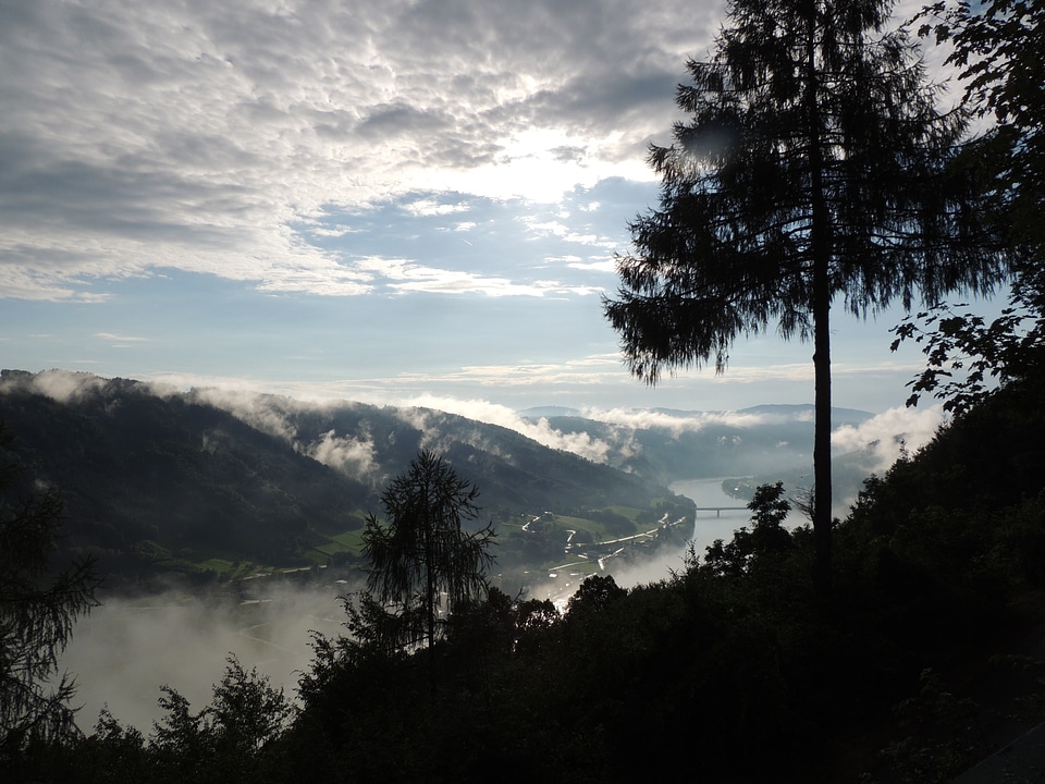 Danube cloudiness river