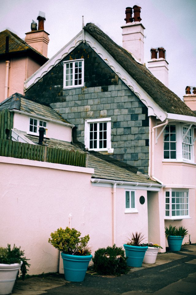 White And Gray Painted House