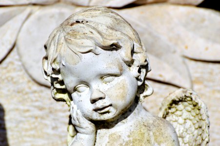 Sculpture Head Statue Stone Carving photo