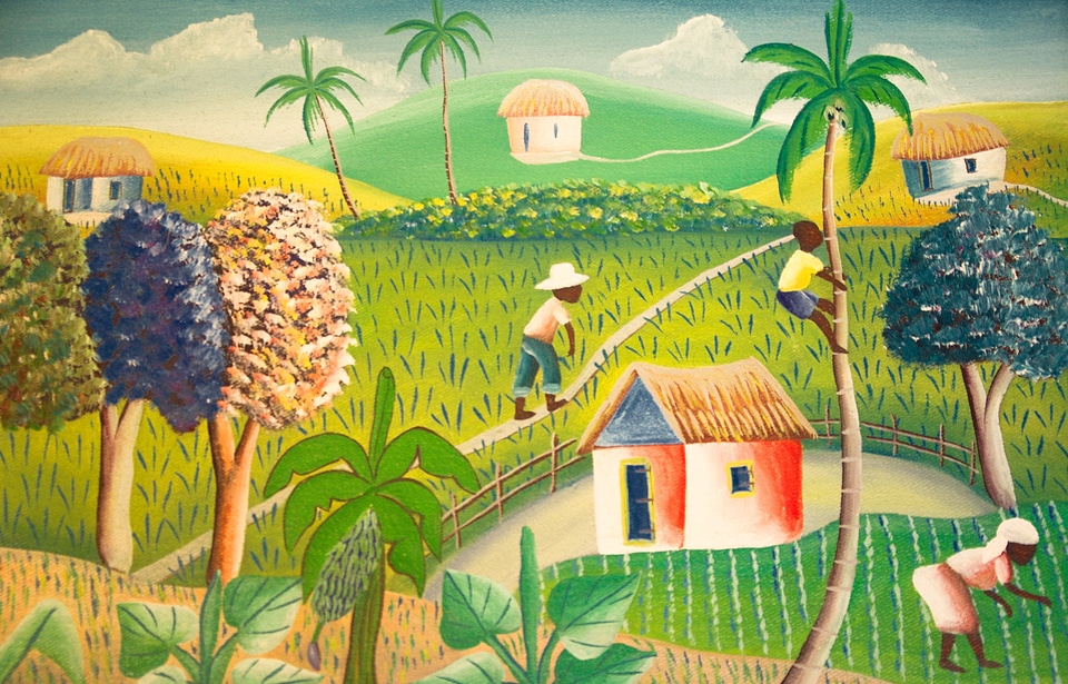 Painting agriculture fields