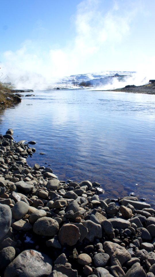 Shore Coast Loch Reflection