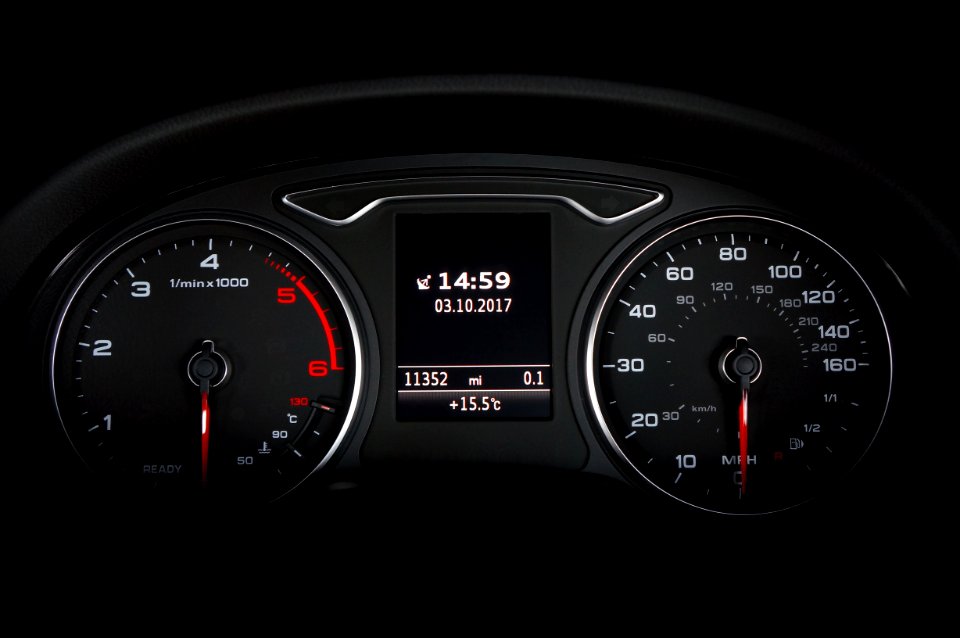 Car Vehicle Motor Vehicle Speedometer