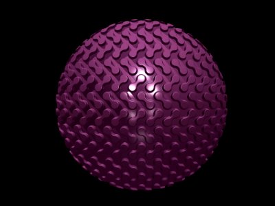 Violet Purple Sphere Magenta