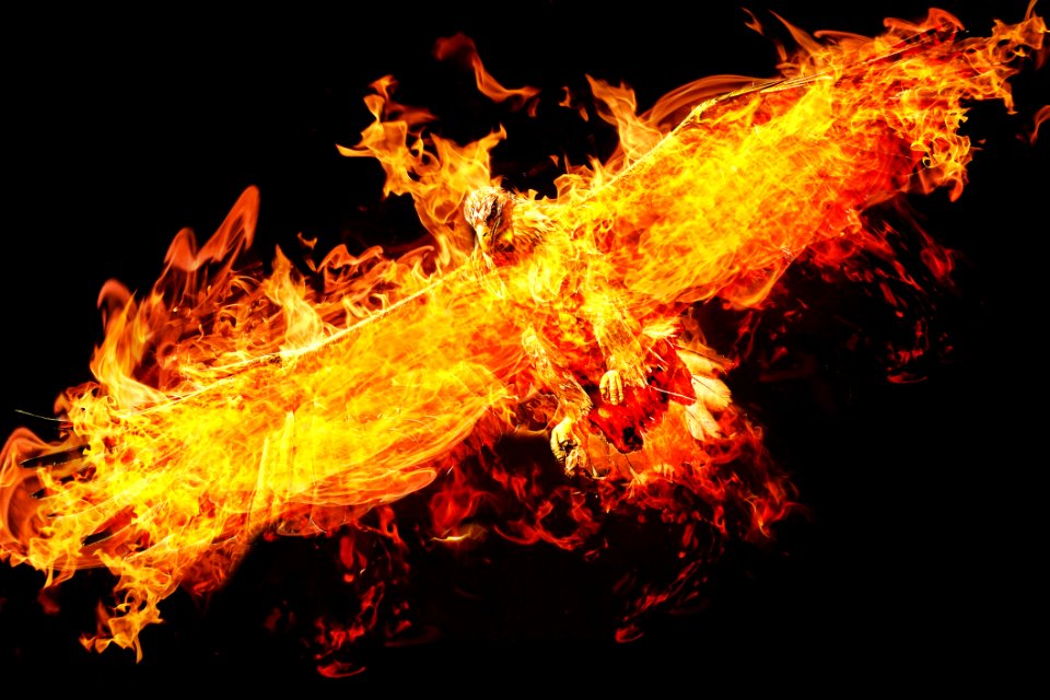 Flame Fire Darkness Heat