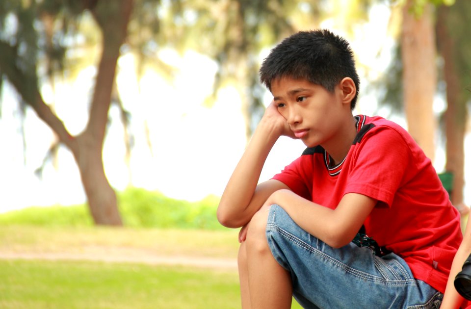 Nature Person Sitting Boy