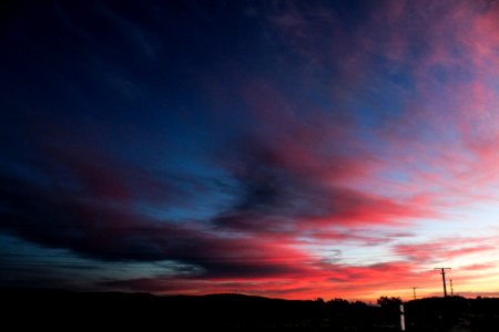 Time-lapse Photography Of Golden Hour