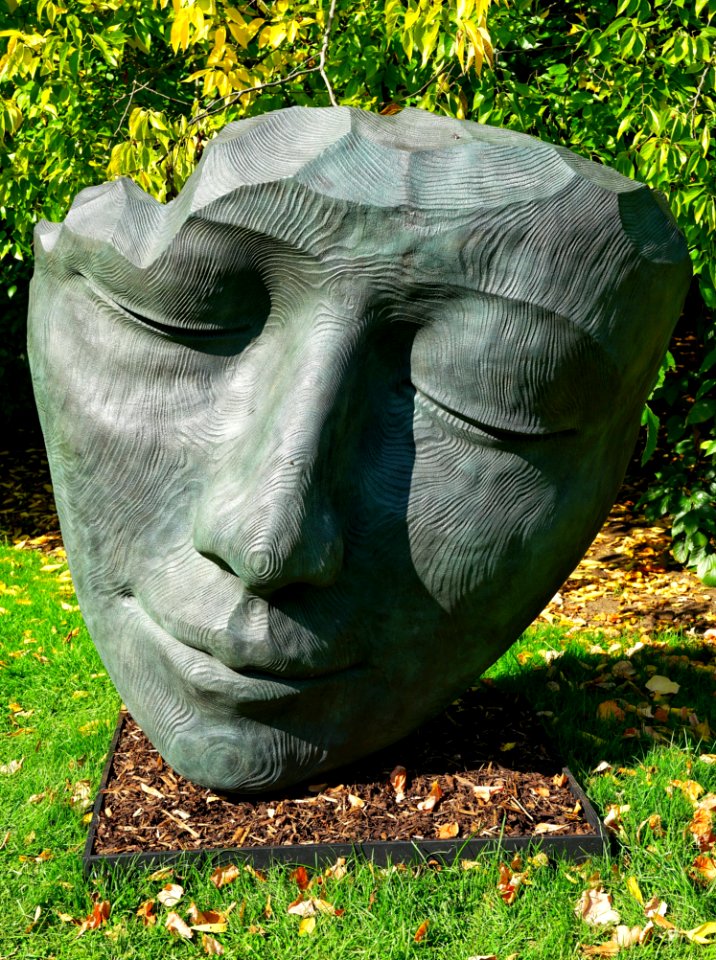 Green Sculpture Grass Leaf