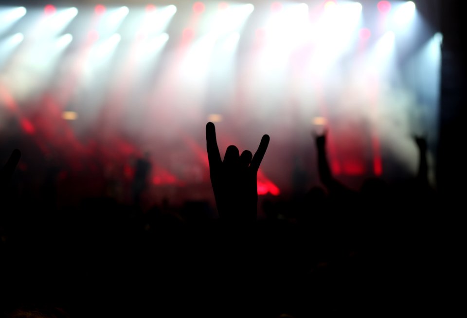 Crowd People Rock Concert Concert