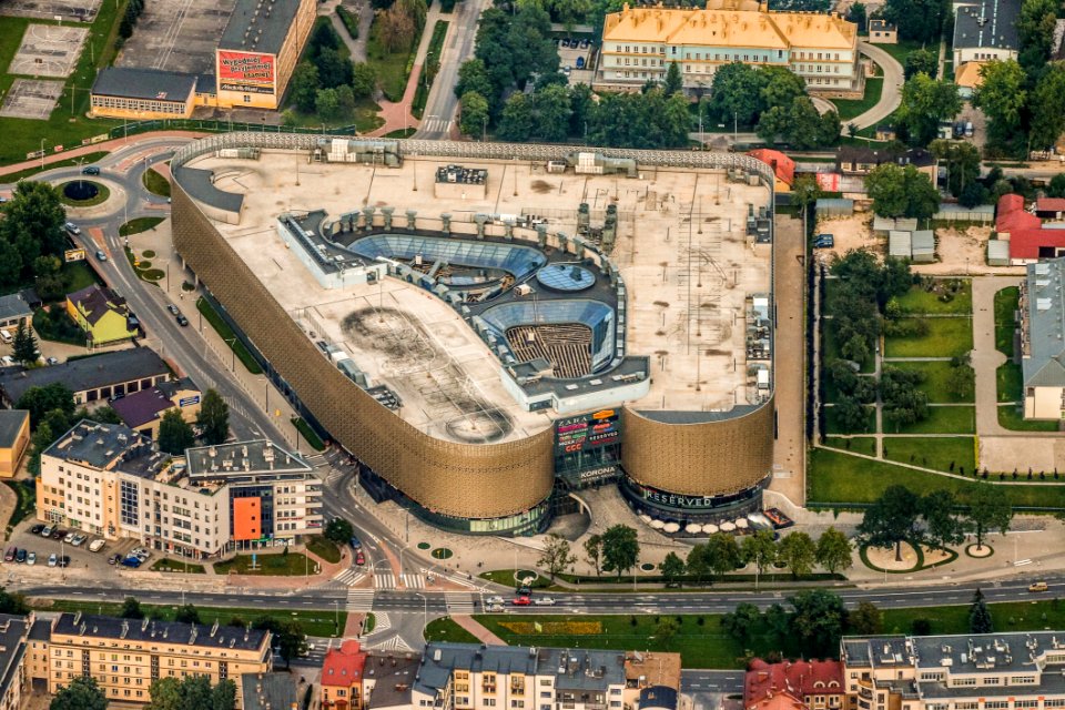 City Urban Area Aerial Photography Structure