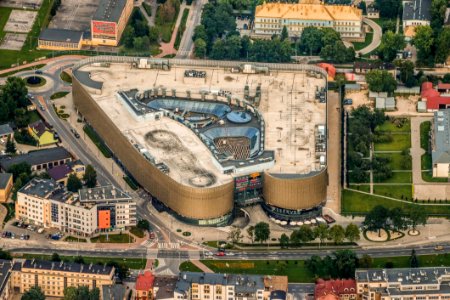 City Urban Area Aerial Photography Structure