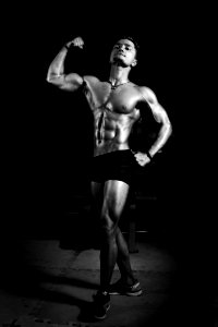 Athlete Biceps Black photo