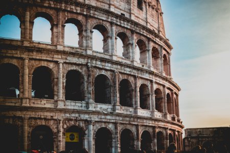 The Coliseum During Golden Hour photo