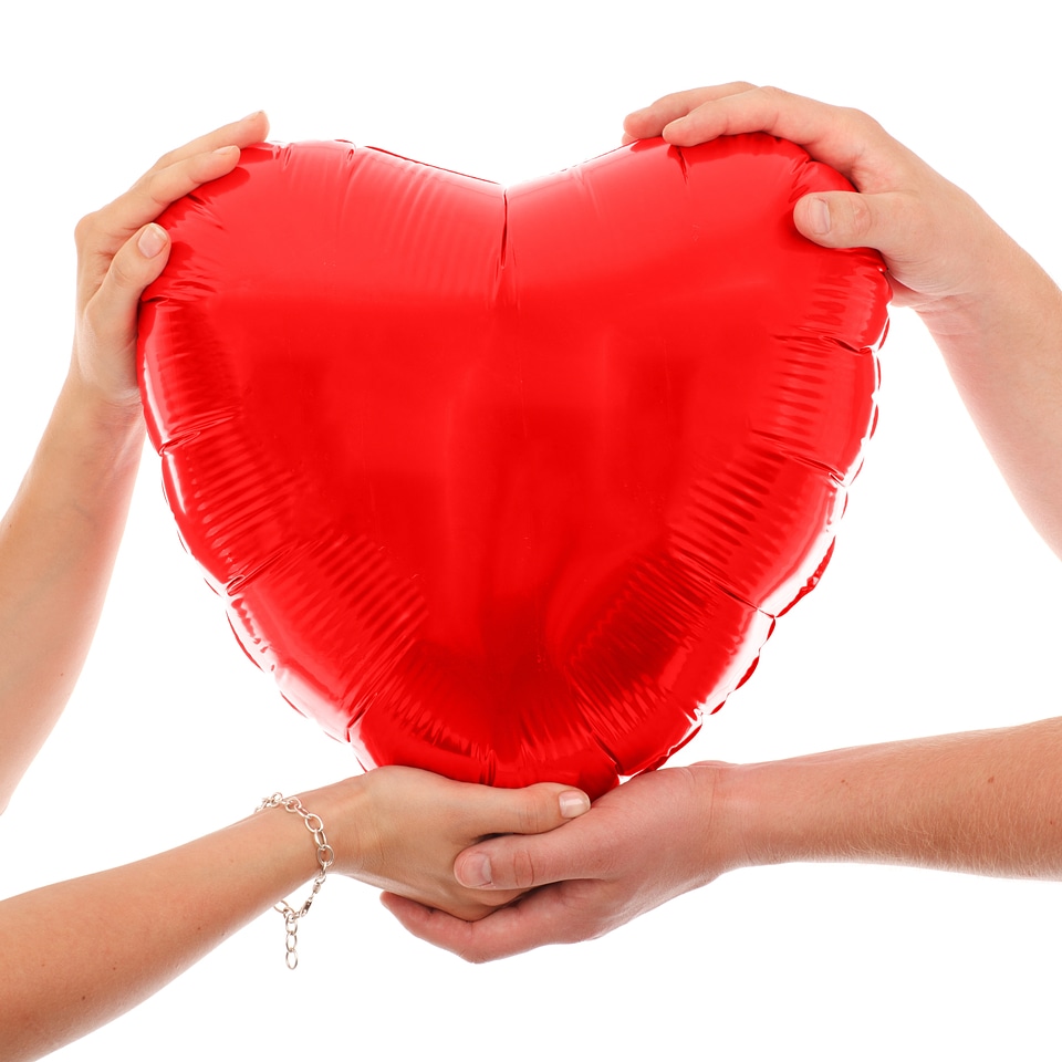 Heart hold holding