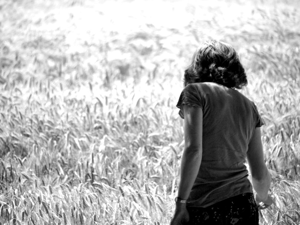 Black And White Female Photo