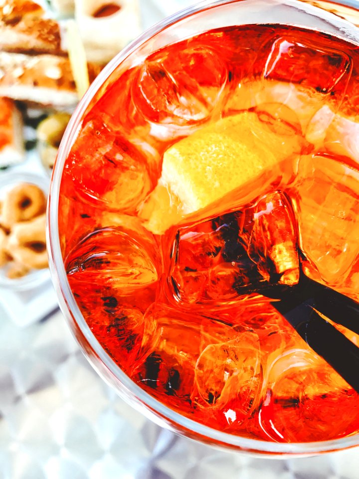 Drink With Ice Cubes