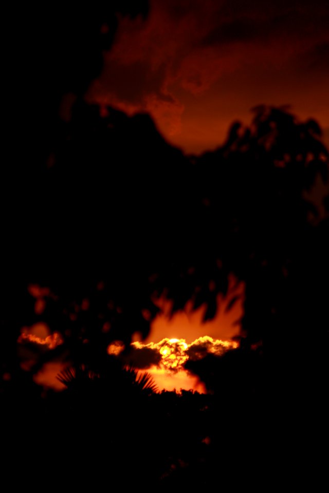 Backlit Clouds Dark