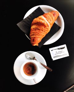 Croissant And Coffee photo