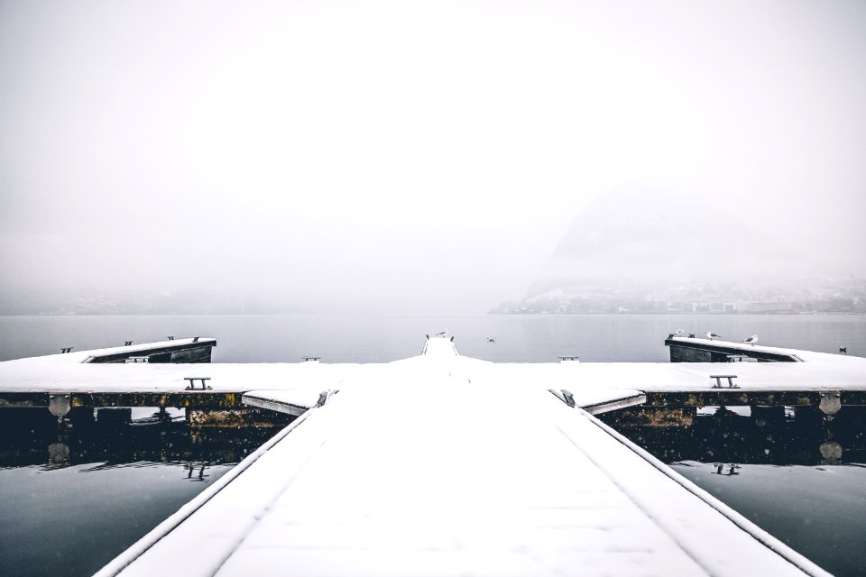 Snow Dock Port Photography