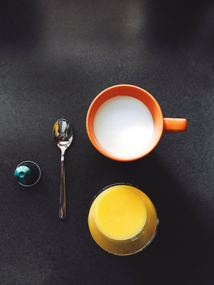 Orange And Milk Drink