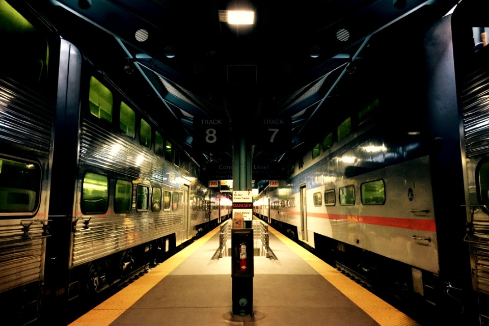 Train Station Illustration