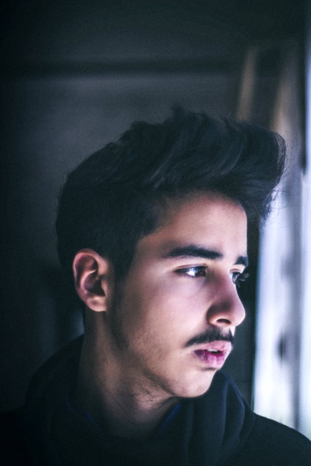 Man With Black Hoodie