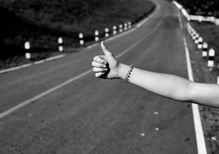 Hitchhiking Hand Sign