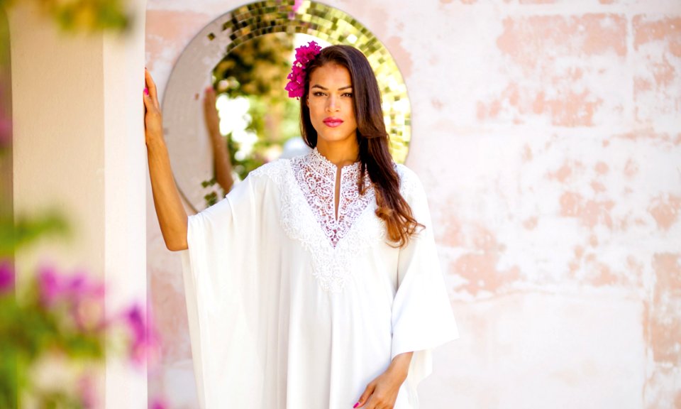 Woman Wearing White Dress