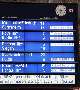 Concourse frankfurt train