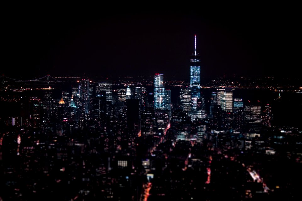 Aerial Photograph Of City
