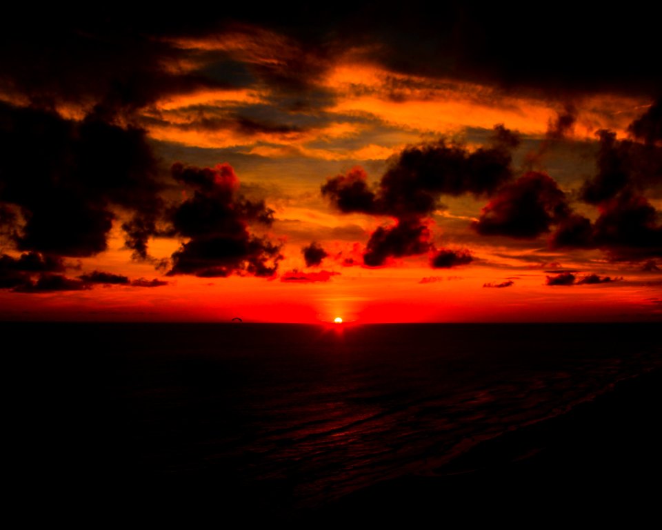 Sunset View On Sea
