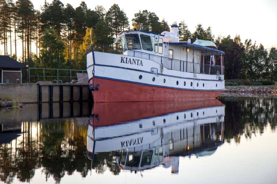 Waterway Water Transportation Tugboat Reflection