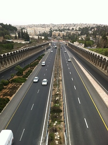 Roads transportation jerusalem
