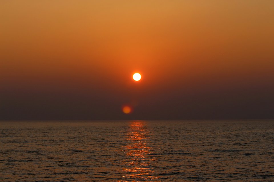 Horizon Sunrise Sun Sea