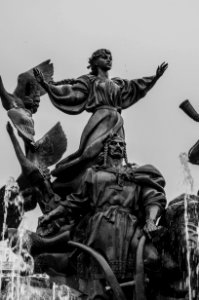 Statue Black And White Monument Monochrome Photography photo