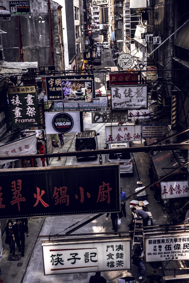 Assorted-labeled Signage