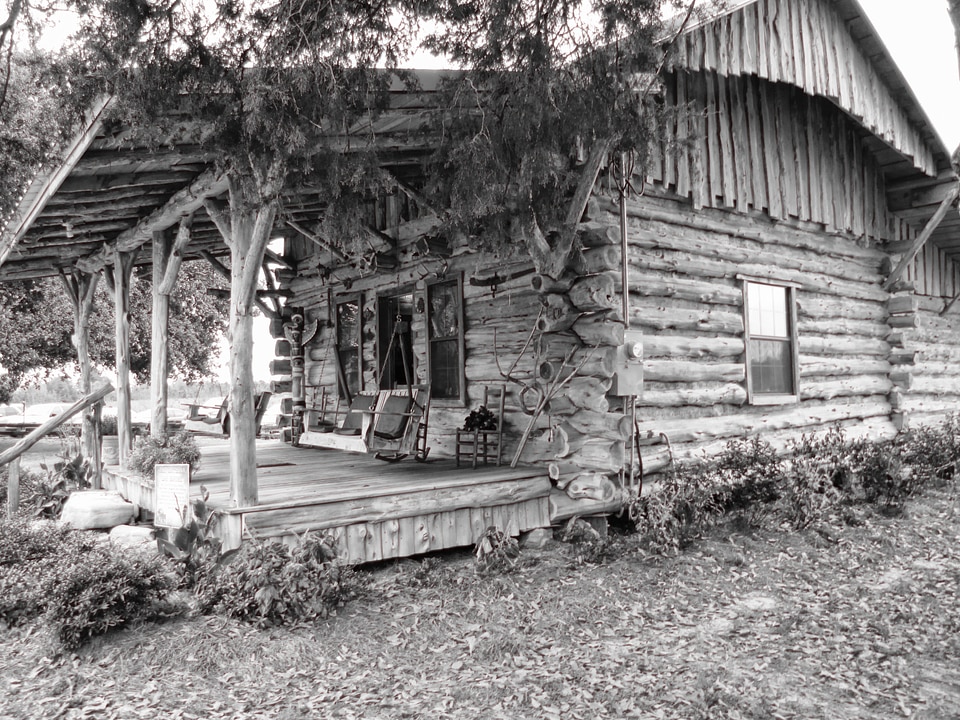 Wood architecture rustic