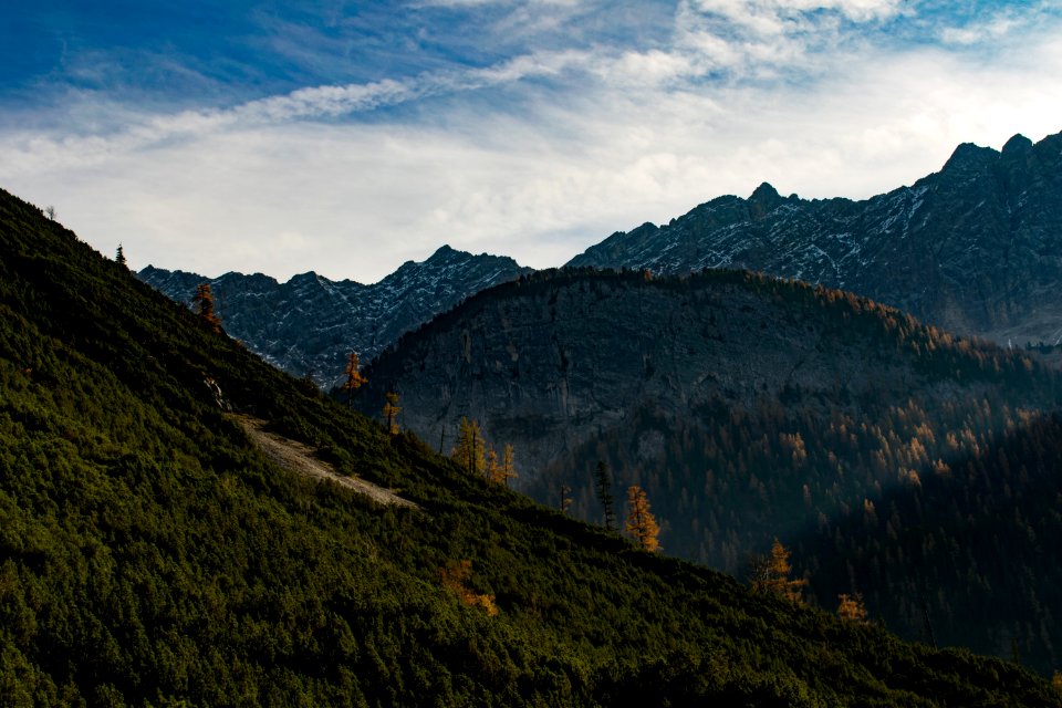 Sky Mountainous Landforms Mountain Highland photo