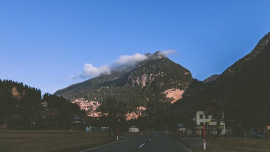 Mountain With Cloud photo