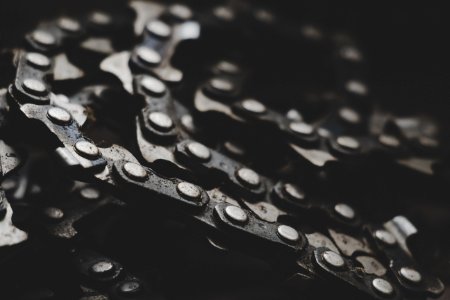 Gray And Black Chain