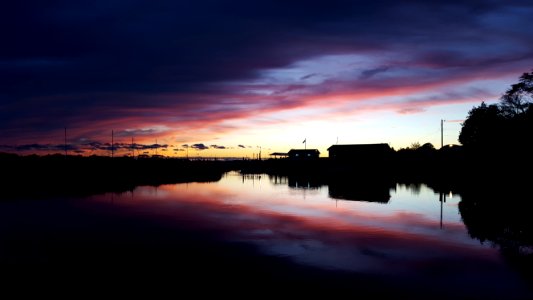 Reflection Sky Water Waterway photo