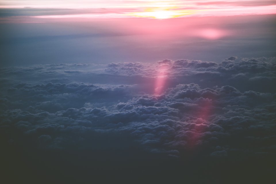 View Of Clouds During Sunset photo