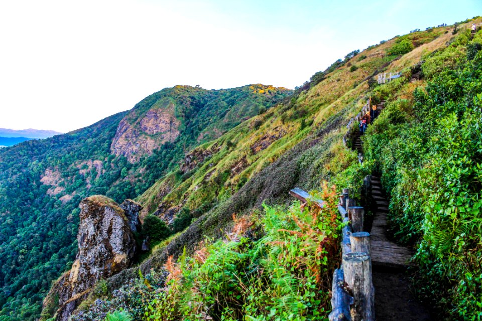 View Of Top Of Mountain On Daytime