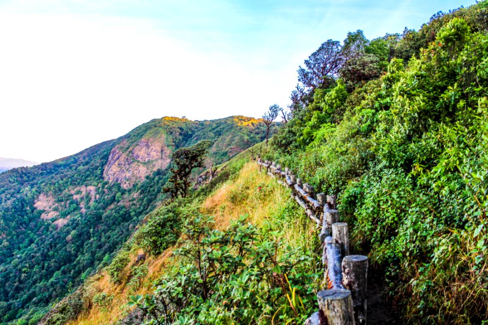 Green Mountain With Fence