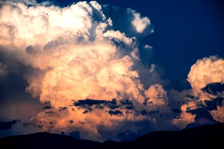 Panoramic Photography Of Clouds photo