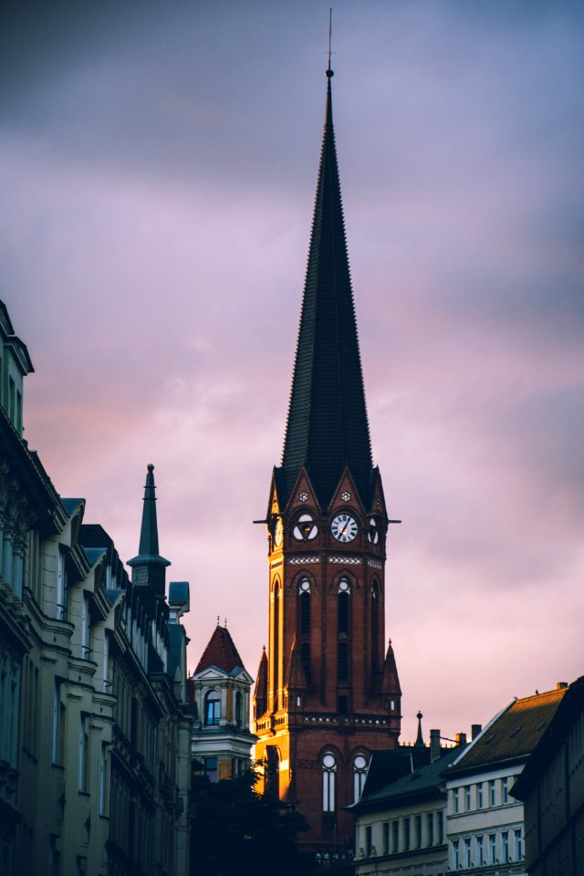 White And Black Cathedral In Tilt Shift Photography