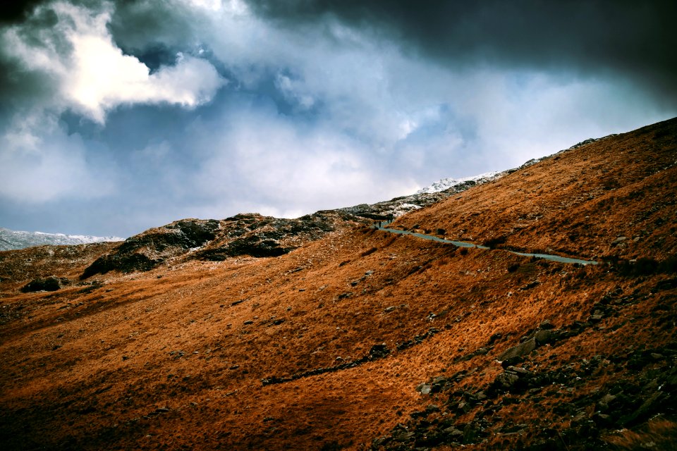 Brown Rocky Mountain