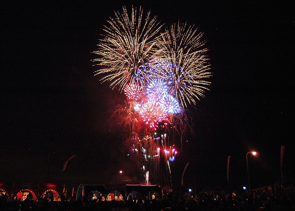 Celebration night bright
